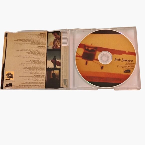 Jack Johnson Breakdown Music CD Album - Picture 2 of 3